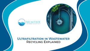 Wastewater treatment plant using ultrafiltration technology — membrane filtration process for recycling industrial wastewater and improving water purity.
