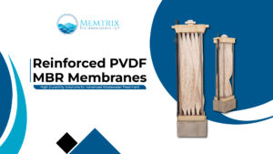 Reinforced PVDF MBR membranes by Memtrix Technologies for advanced wastewater treatment, featuring high durability membrane modules used in membrane bioreactor systems for efficient water purification and industrial sewage treatment.